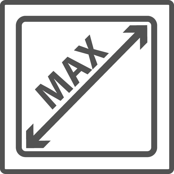 Max. afmetingen 600x295 mm maatwerk graveer plastic voor duurzame labels