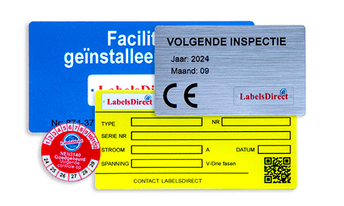 Industriële stickers en bedrukte vinyl stickers, duurzame en weerbestendige labels voor veelzijdige toepassingen