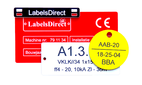 conservatief kussen Blokkeren Gegraveerd kunststof platen & labels online bestellen bij LabelsDirect