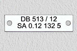 Gegraveerd kunststof, graveer kunststof, industriële markeringen, resopal