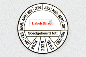 Keuringssticker Industriële stickers, industriële markeringen